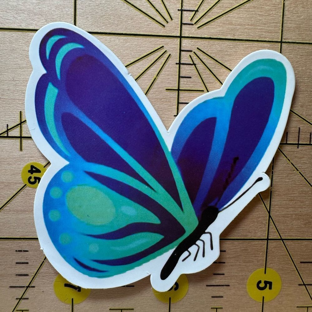 💜13/$13 +Bundle Sticker Sale | Butterfly Animal Waterproof Sticker